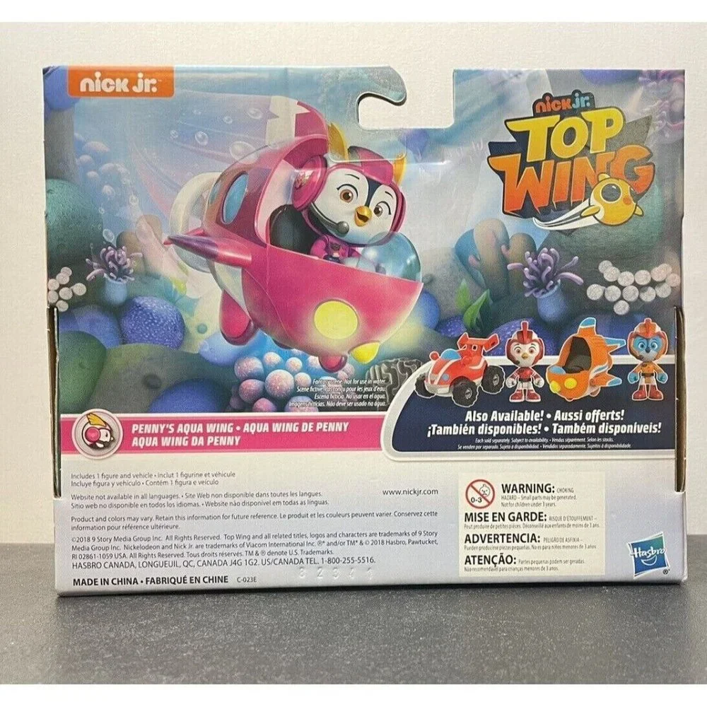 Nick Jr. TOP WING PENNY’S AQUA WING 1-Figure and Vehicle